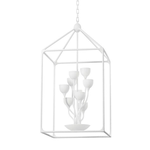 Troy Lighting Westwood 12 Light Lantern 20.25 In. Gesso White F7439-GSW - main
