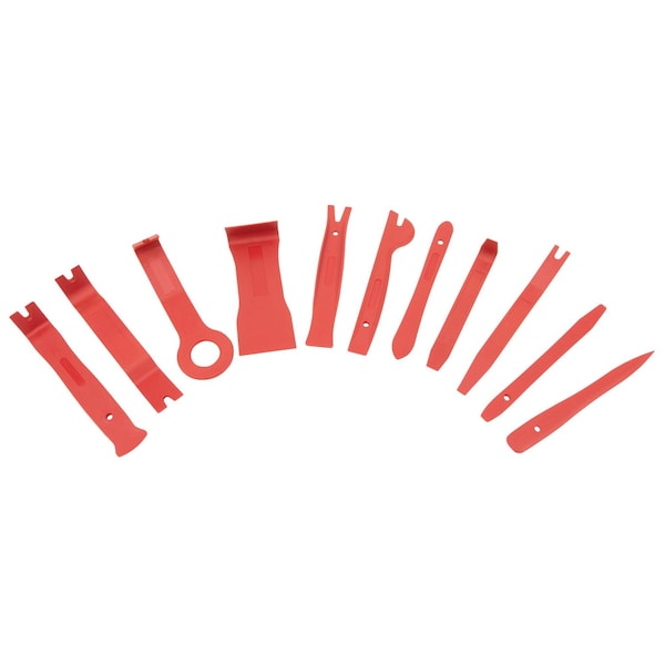 Performance Tool 11 pc. Trim Removal Tool Set, Car Stereo Trim, Door Panels, Nylon W80643 - main