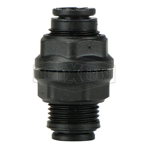 Dixon Legris by Bulkhead Push-In Union, 5/16 in Nominal, Tube, 290 psi Pressure, Nylon, Domestic 31160800 - main