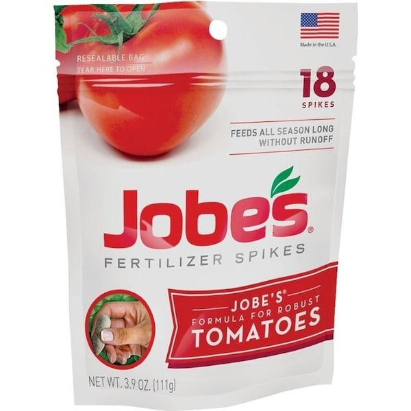 Jobes Fertilizer Spike Blister Pack, Spike, Gray/Light Brown, Slight Ammonia Blister Pack 06005 - main
