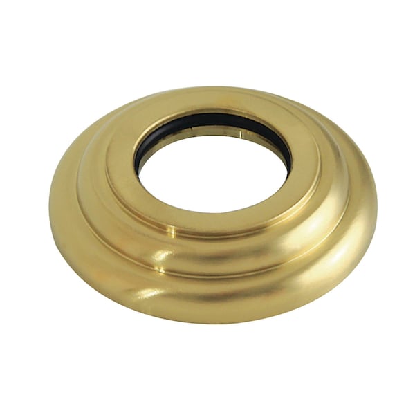 Kingston Brass Round Shower Arm Flange, Brushed Brass K158F7 - main