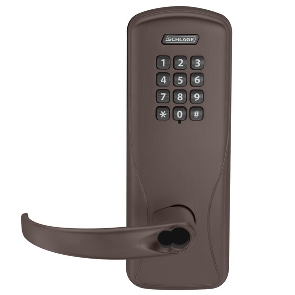 Schlage Electronics Classroom/Storeroom Mort Lock, Sparta Lever, Spring Latch, Aged Bronze, RightHanded CO100MS70KPSPA643EJR - main