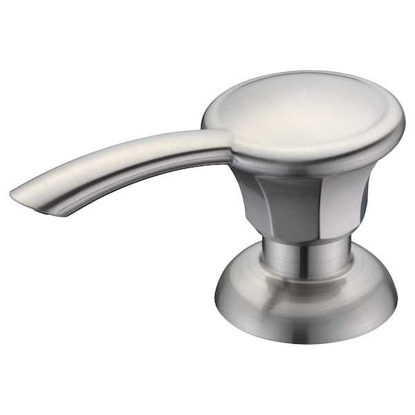 Anzzi Veneto 12 oz. Bottle Soap Dispenser in Brushed Nickel SO-AZ016BN - main