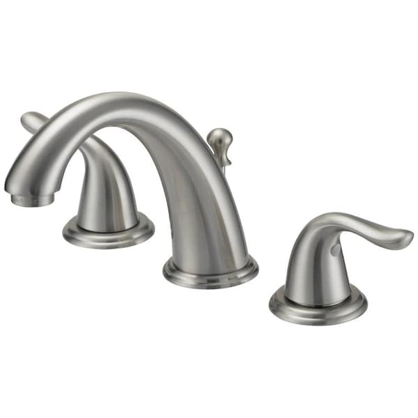 Boston Harbor Lavatory Faucet, 1.2 gpm, 2-Faucet Handle, 3-Faucet Hole, Brass/Plastic/Zinc, Lever Handle TQ-FW6B0000NP - main