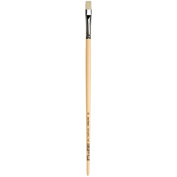 Da Vinci TOP-ACRYL Bright White Brush, Synthetic, Acrylic & Oil, Flat, Series 7182, Size 12 VA-7182_12 - main