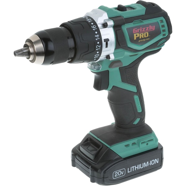 Grizzly Pro 20V Hammer Drill Kit with Li-Ion Battery (Charger Not Included) T30290X - main