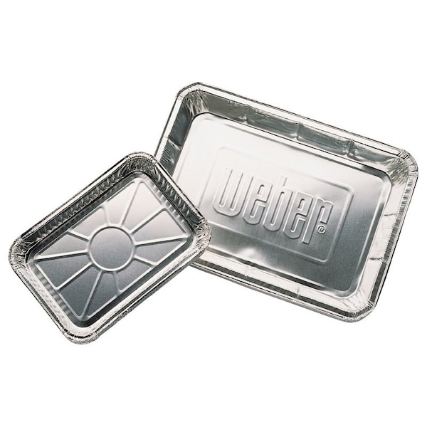 Weber Drip Pan, 812 in L, 6 in W, Aluminum 6415 - main
