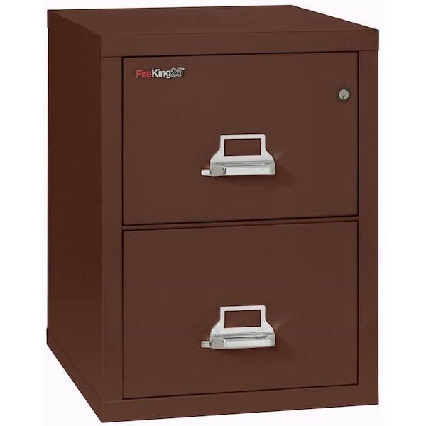 Fireking 2 Drawer, 1 Hr Fire & impact rated, 25" depth Legal Brown 2-2125-CBR - main