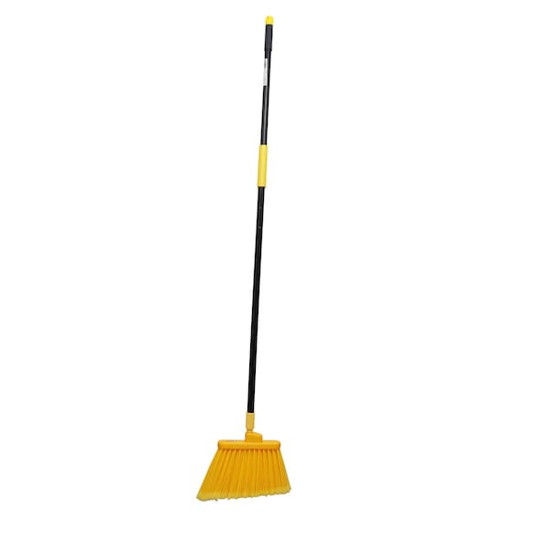 Kleen Handler Angle Broom, Stiff Flagged Bristles, 61in Extendable Handle for Hard Floors BLHD-ANBR-EXH-1 - main