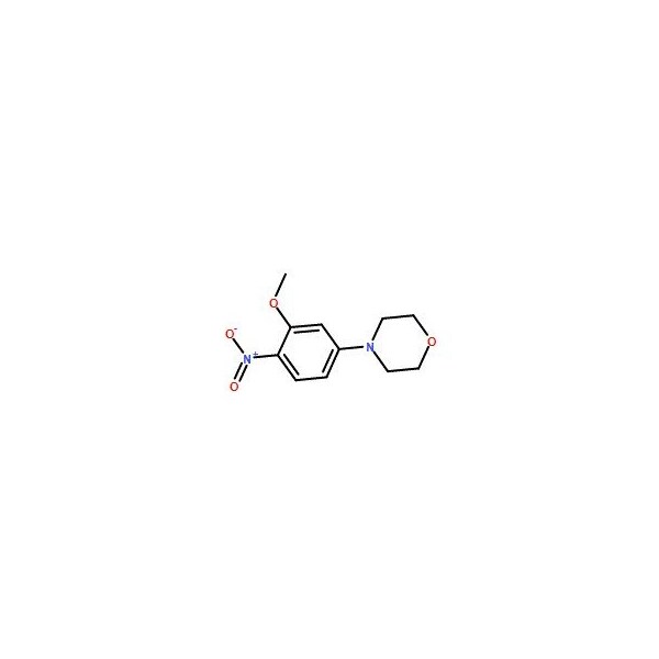 Ak Scientific 4-(3-Methoxy-4-nitrophenyl)morpholine (1g), CAS 6950-88-5 Y6357-1g - main
