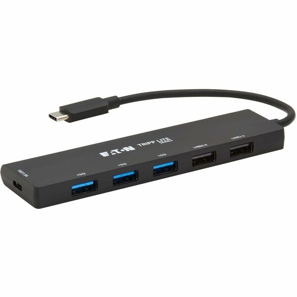 Eaton TRIPP LITE SERIES SLIM USB HUB 6-PORT 10GBPS & USB-A 2.0 HUB PORTS USB-C CONNECT U460-006-5A1C - main