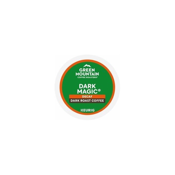 Green Mountain Coffee Roasters K-Cup Dark Magic Decaf Coffee, Compatible with Keurig Brewer, Full/Extra Dark/Extra Bold, 24PK 5000378924 - main