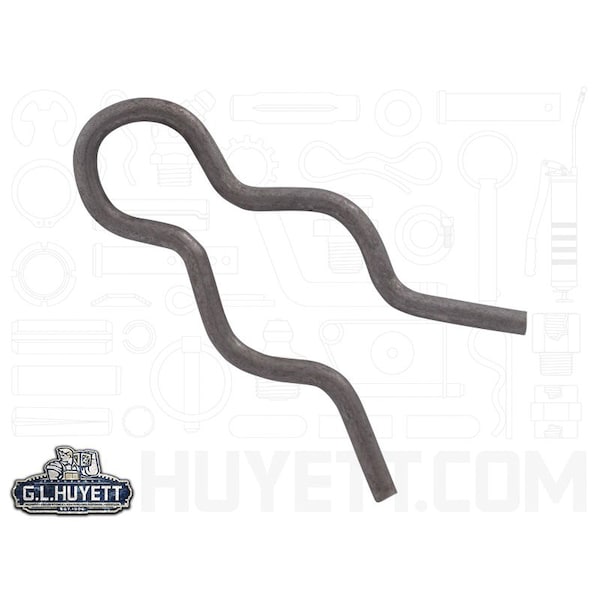 Huyett Hair Pin, 300-304 Stainless Steel, 0.052 in Wire Dia x 0.969 in Length BPXS-2305 - main