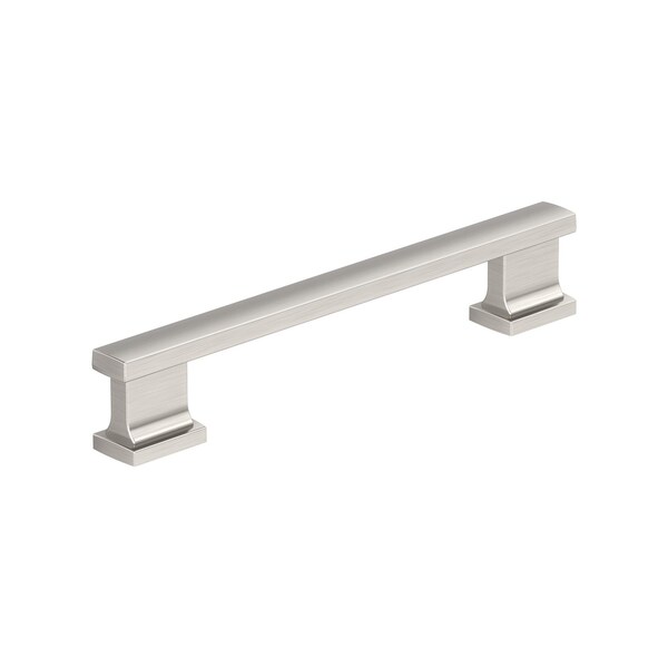 Amerock Triomphe 5-1/16 inch (128mm) Center-to-Center Satin Nickel Cabinet Pull, 25PK 25VMP37092G10 - main