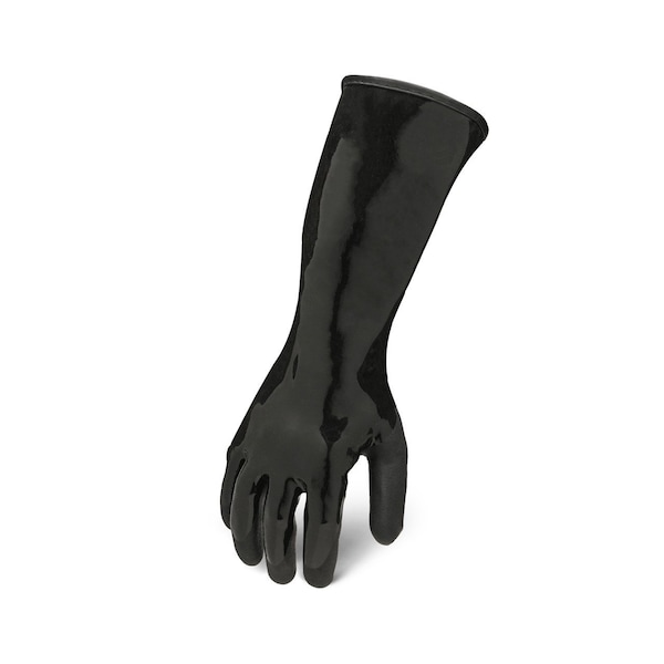 Ironclad Performance Wear CHNP5 Chemical Resistant Gloves, Nitrile, PVC, 15 1/4 in L, Not Applicable, Black, 3XL, 1 PR CHNP5-07-XXXL - main