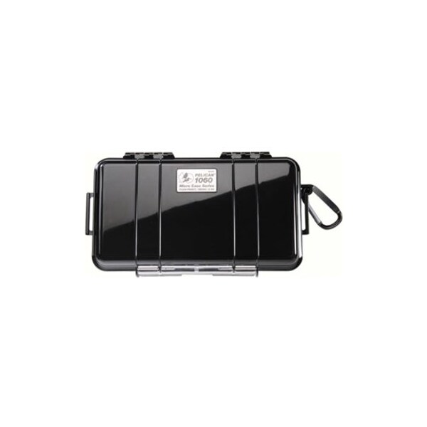 Pelican Products Pelican 1060 Watertight Micro Case With Liner 9-3/8" x 5-9/16" x 2-5/8", Black 1060-025-110 - main