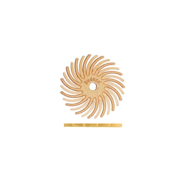 Dedeco SUNBURST 9/16'' TC DISCS PEACH 6 MICRON (A/O), 48PK 3752 - main