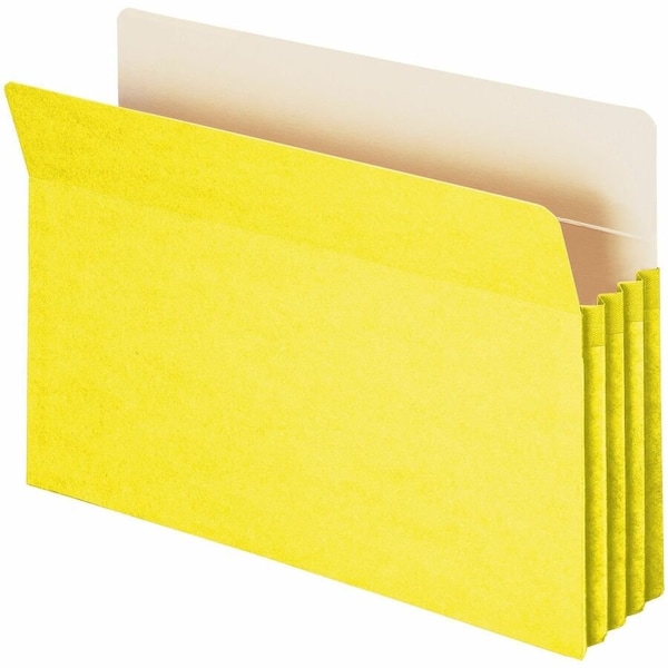 Smead Colored File Pockets, Yellow SMD74233 - main