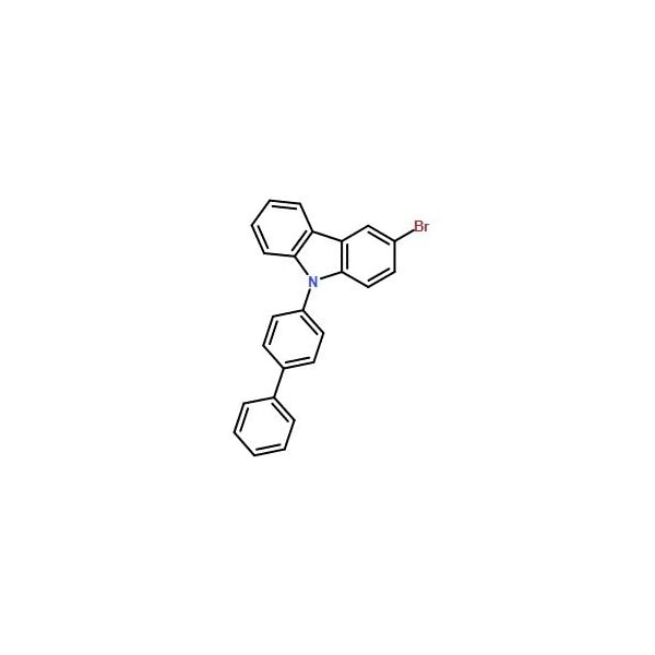 Ak Scientific 3-Bromo-9-(4-biphenylyl)carbazole (5g), CAS 894791-46-9 4812AC-5g - main