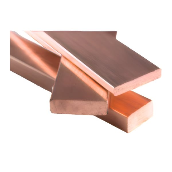 Southern Copper C10100 Oxygen Free Copper Rectangle Bar 0.625 in Thickness 1.5 in Width 12 in Length C10100REC625-1500-12 - main