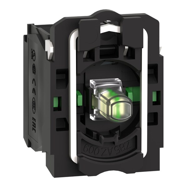 Schneider Electric Lamp Module and Contact Block, 22mm, 2NO ZB5AW0B13 - main