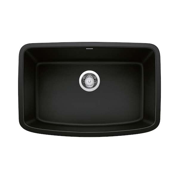 Blanco Valea 27" Single Bowl, Coal Black 442941 - main