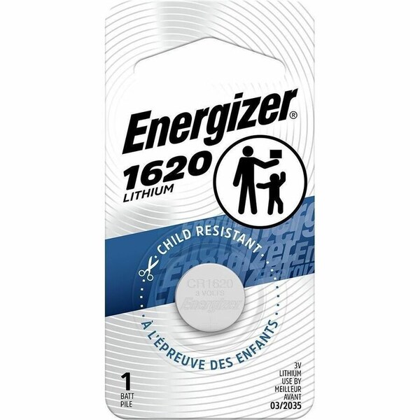 Energizer Energizer 1620 Lithium Coin Battery, 1 Pack - Lithium (Li) - 3V DC ECR1620BP - main