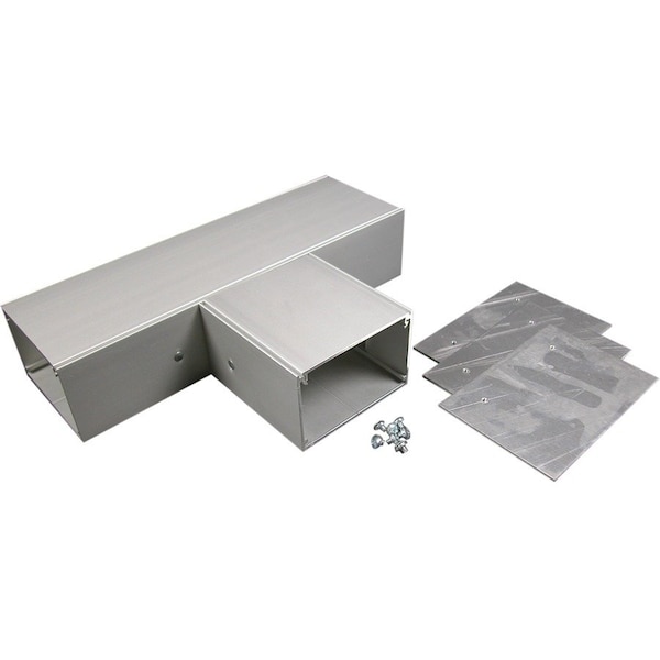 Wiremold Tee Fitting, Gray, Aluminum AL3315 - main