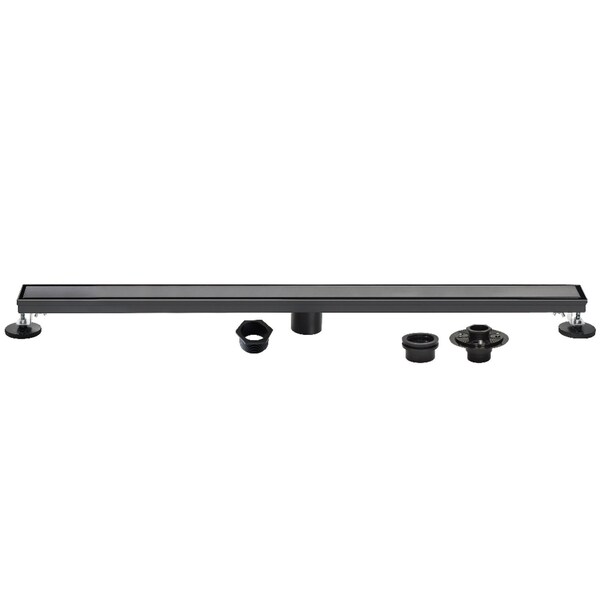 Kingston Brass 60-Inch Stainless Steel Linear Shower Drain with Reversible Tile Insert and Flat Grate BSFK6020 - main
