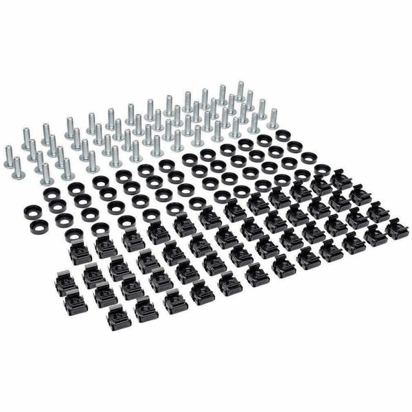Tripp Lite Eaton Tripp Lite Series SmartRack Square Hole Hardware Kit with 50 pcs 12-24 screws and washers SRCAGENUTS1224 - main