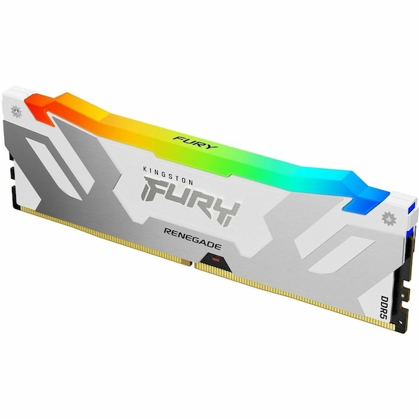 Kingston 16GB 7200MT/S DDR5 CL38 DIMM FURY RENEGADE RGB WHITE XMP KF572C38RWA-16 - main