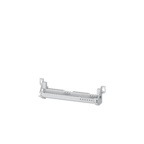 Siemens ALPHA 160/400 DIN N/PE bar as plug-in terminal with 6x screw each from 2.5 8GK9910-0KK12 - main