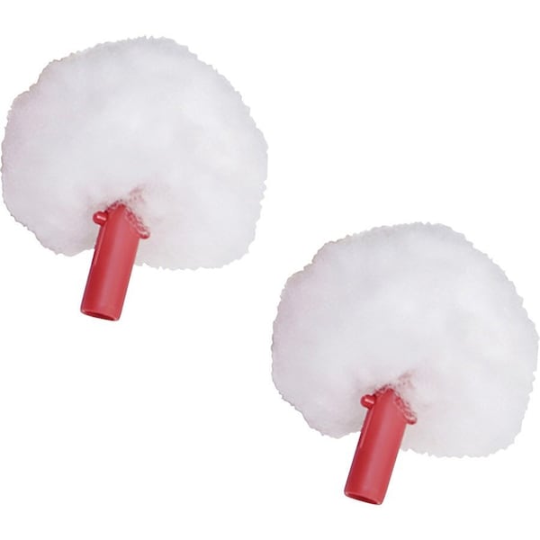 Unger Replacement Swab Heads, 3.5" L, White, PK2 BSRHR - main