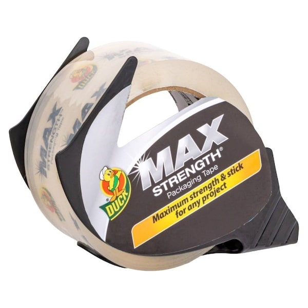 Duck Brand MAX STRENGTH Packaging Tape, 38.2 yd L, 1.88 in W, Clear 287913 - main