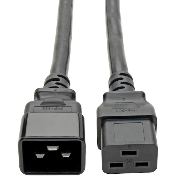 Eaton Tripp Lite Series Power Extension Cord, C19 to C20 - Heavy-Duty, 20A, 250V, 12 AWG, 2 ft. 0.61 P036-002-6 - main