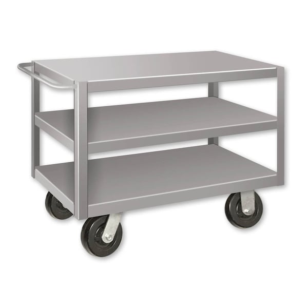 Pucel Extra Heavy Duty Shop Truck, 48 in W x 34 in D x 36 in H, Light Blue ET-3448-3P - main