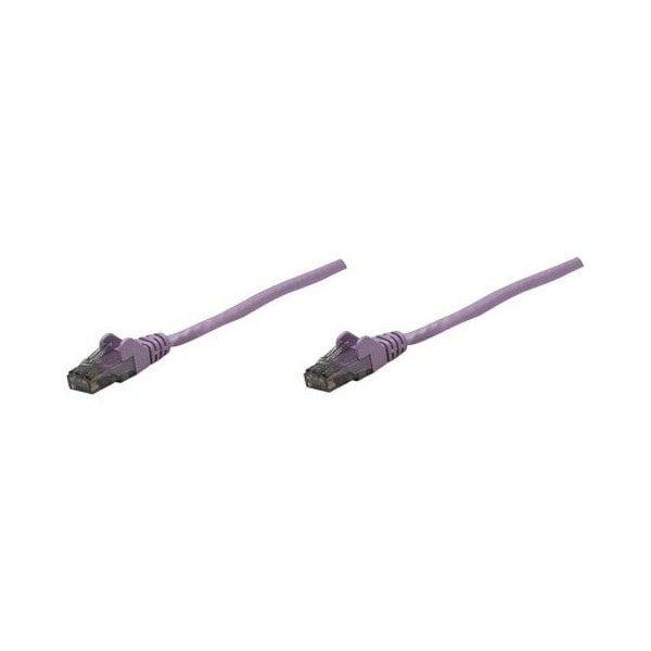 Intellinet Network Solutions 0.5 Ft Purple Cat6 Snagless Patch Cable 392990 - main