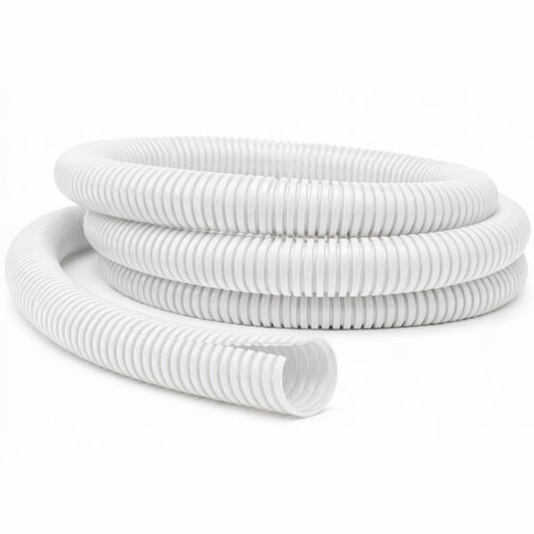 Kable Kontrol Convoluted Split Wire Loom Tubing - 1-1/2" Inside Diameter - 50' Length - White WL907-SP50-WHITE - main