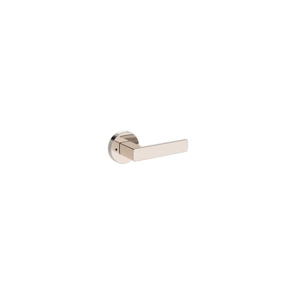 Baldwin Residential Door Levers Privacy Right Hand Lifetime Bright Nickel PVSHACRR055 - main