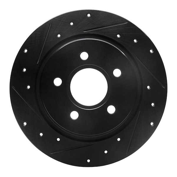 Dynamic Friction Co DFC Brake Rotor - Drilled and Slotted - Black 633-27033L - main