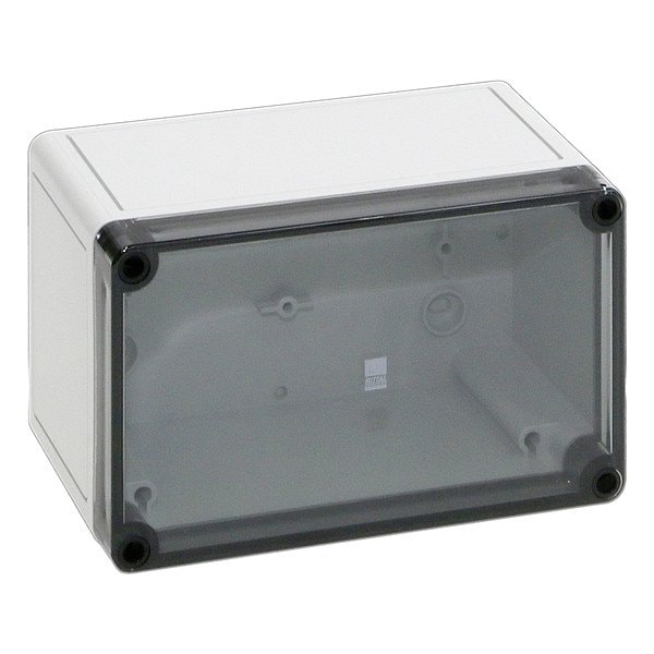 Rittal Screws Electrical Enclosure, 110 mm H, 90 mm D, 180 mm W, 4X, Fiber-Glass Reinforced Polycarbonate 9514100 - main