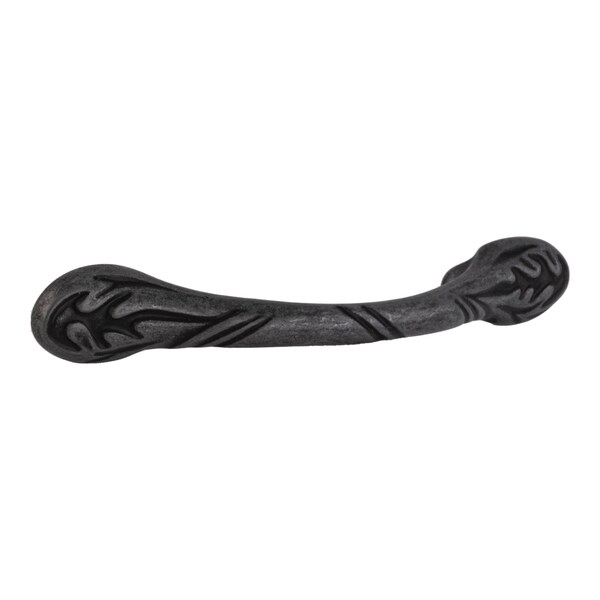 Brixwell Design Cabinet Drawer Pull 3 in Center To Center Black Wrought Iron BXP1531BWI - main