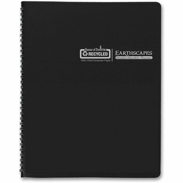 House Of Doolittle Earthscapes Recycled Weekly/Monthly Planner, Gardens Photography, 10 x 7, 12-Month (Jan-Dec): 2025 HOD294632 - main