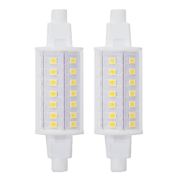 Bulbrite 50-Watt Equivalent J-Type Dimmable Double Ended Short LED Light Bulb Soft White, 2PK 861605 - main