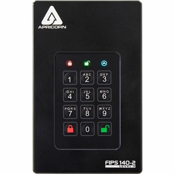 Apricorn Aegis Fortress 2 TB Solid State Drive - External - USB 3.0 AFL3- S2TB - main