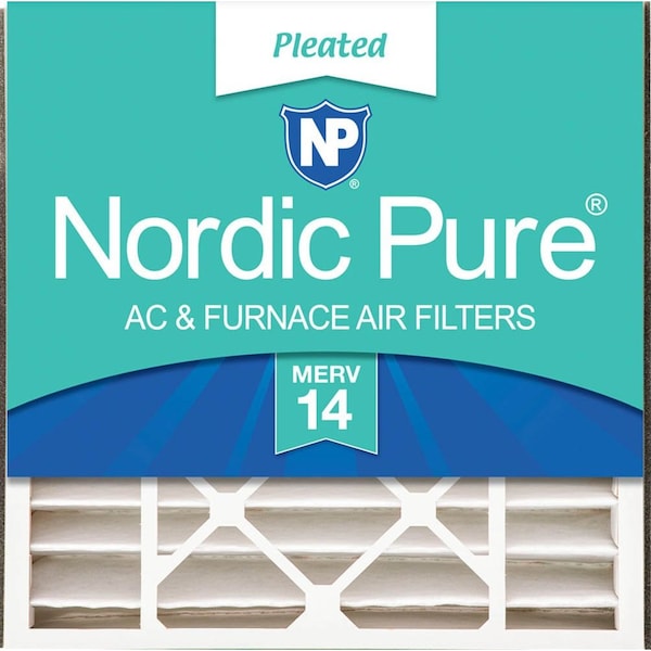 Nordic Pure 20x20x5 Pleated Air Filter, High Capacity, Electrostatically Charged Synthetic Media, MERV 14 20x20x5ABM14-1 - main