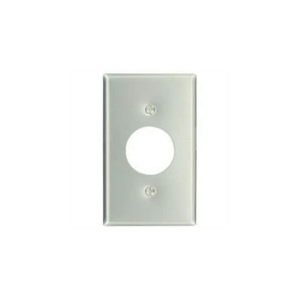 Leviton Wall Plate, Duplex Outlet, Aluminum 83004 - main