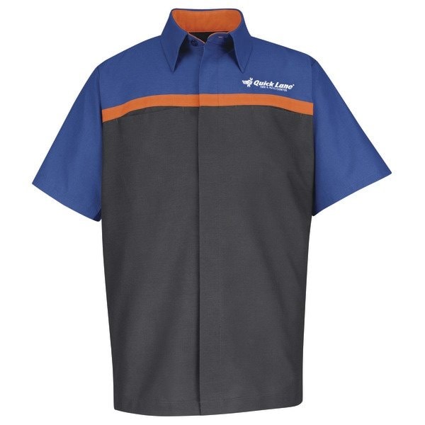 Red Kap U Ss Quicklane Tech Shirt-Ch/Rb/Or, S SP24QL SS S - main