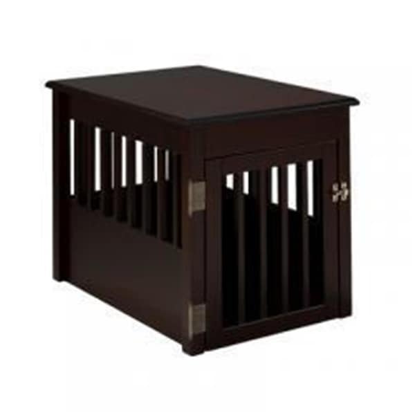 Ef Furniture Ruffluv Large Pet Crate End Table - Cappuccino 492402 - main