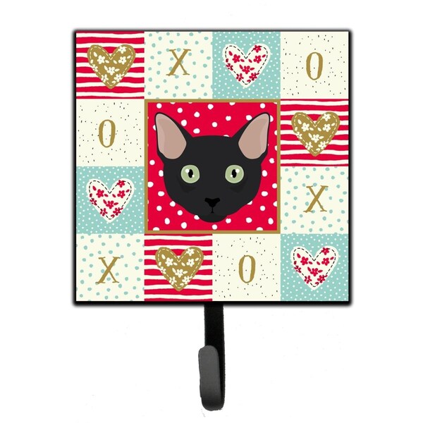 Carolines Treasures 4.25 x 1 x 7 in. Mandalay Cat Love Leash or Key Holder CK5131SH4 - main